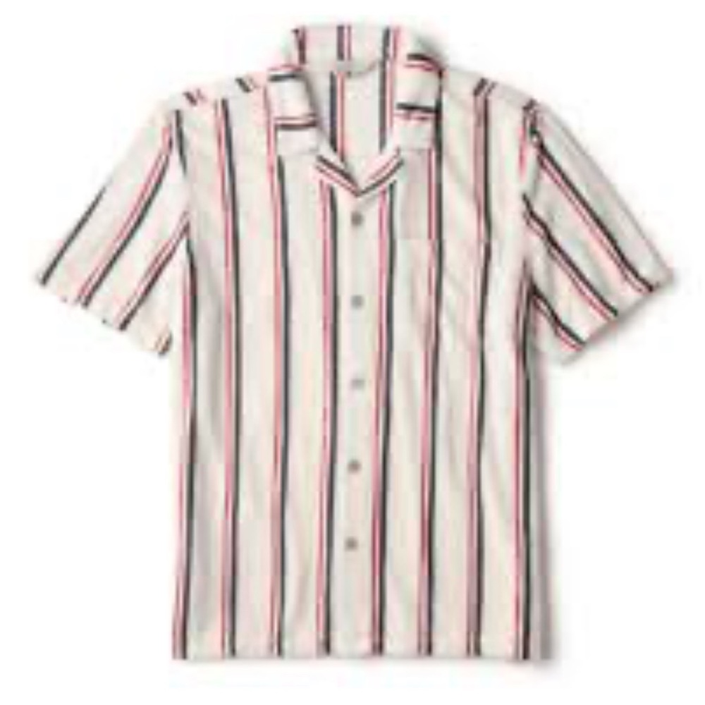 Striped Short Sleeve Men's Shirt